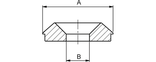 Výkres - Kroužky M4, Typ 63, PA, přírodní