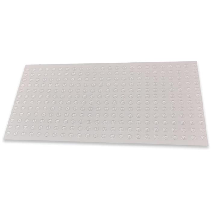 Samolepicí nožičky 10,0/4,0, měkčené PVC / polyuretan, průhledné