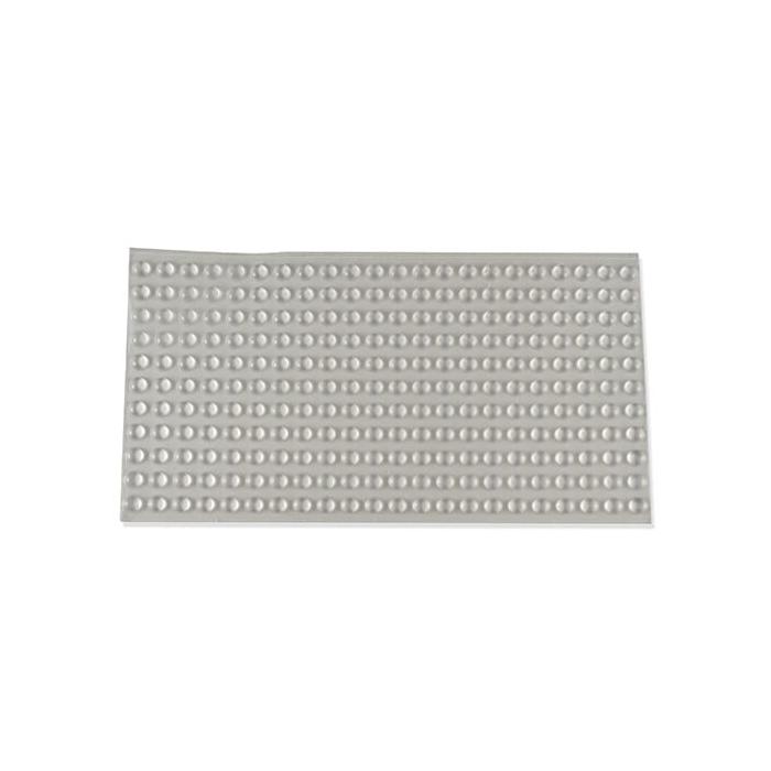 Samolepicí nožičky 10,0/3,1, měkčené PVC / polyuretan, průhledné