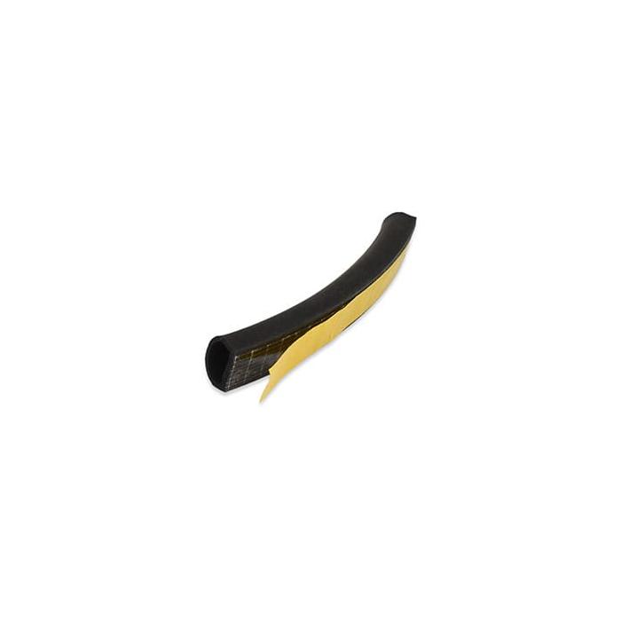 Pěnové těsnění 12,0x10,0, samolepicí, role à 20 metrů, EPDM, černá